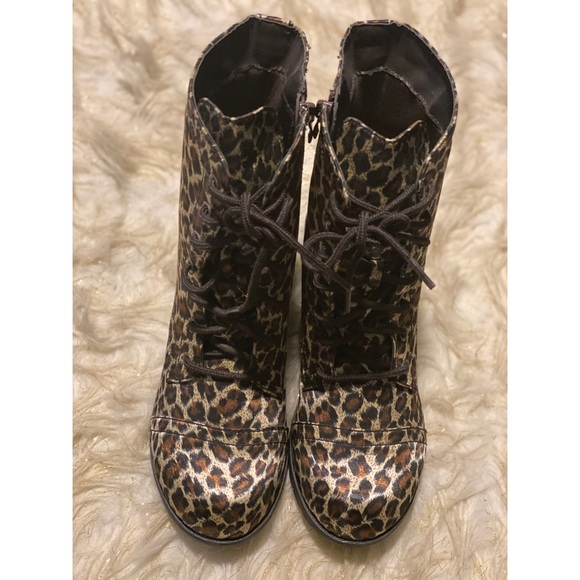 Leopard print boots - Picture 4 of 6